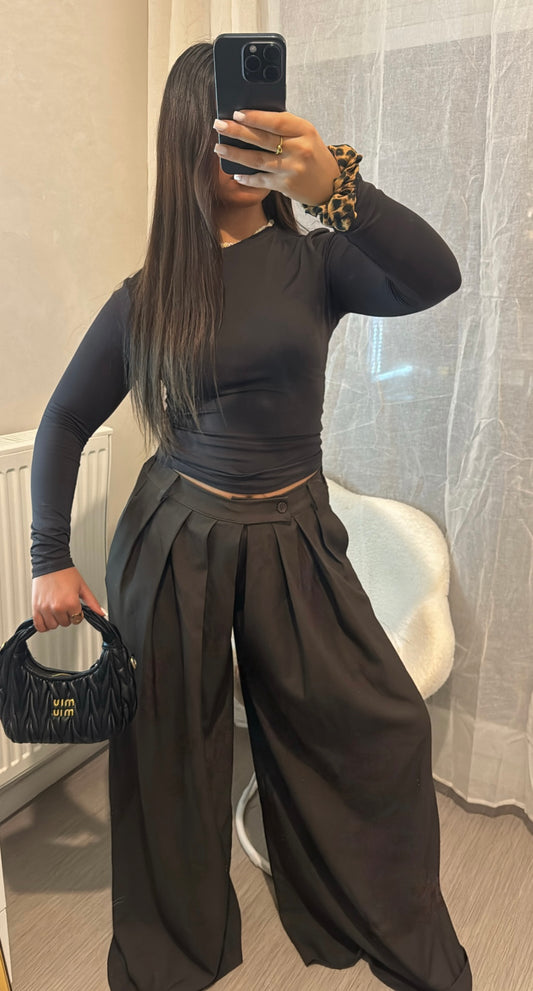 Pantalon Culotte Brown